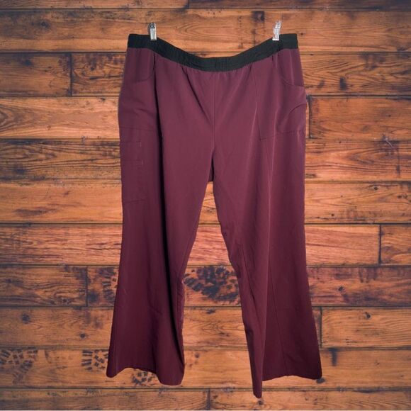 AVE by Medline Maroon Scrub Pants XXL - Picture 1 of 6